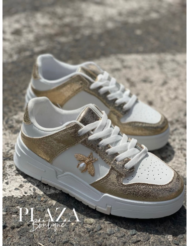 Sneakers gold Abeja